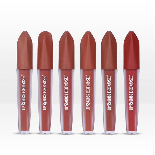 BBROSE Sleek Shine Lip Gloss – Nude Elegance Everyday Glam