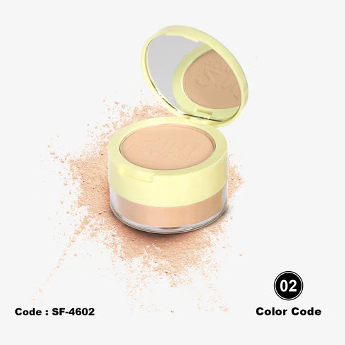 BBROSE 2-in-1 Face & Loose Powder – Dual Finish Control