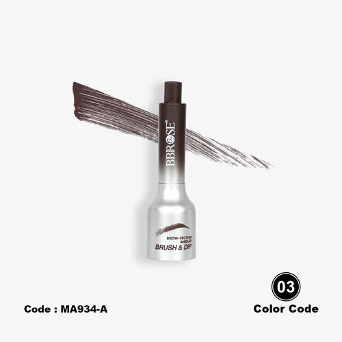 BBROSE Browfection Brush & Dip – Angled Brow Gel