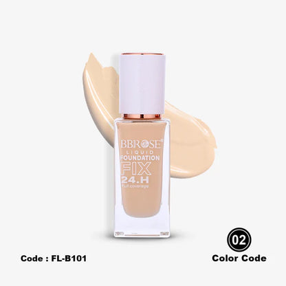 BBROSE Liquid Foundation FIX 24H – Full Coverage