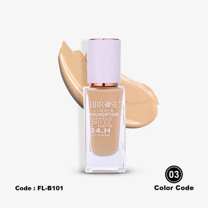 BBROSE Liquid Foundation FIX 24H – Full Coverage