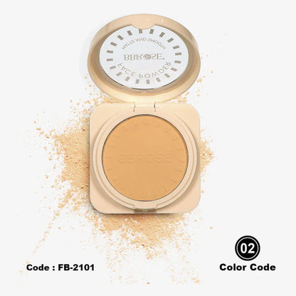 بودرة الوجه من بي بروس، 3 ألوان في 1 - لمسة نهائية مطفية وناعمة