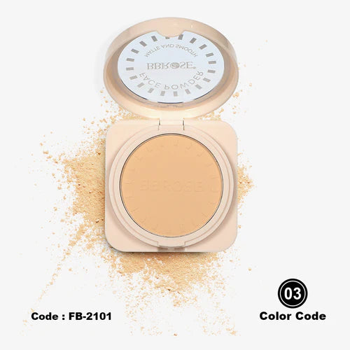 بودرة الوجه من بي بروس، 3 ألوان في 1 - لمسة نهائية مطفية وناعمة