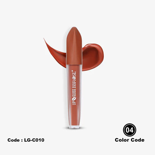 BBROSE Sleek Shine Lip Gloss – Nude Elegance Everyday Glam
