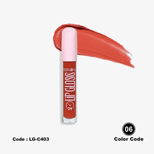 BBROSE 24-Hour Lip Gloss – Long-Lasting Shine, Bold Impact