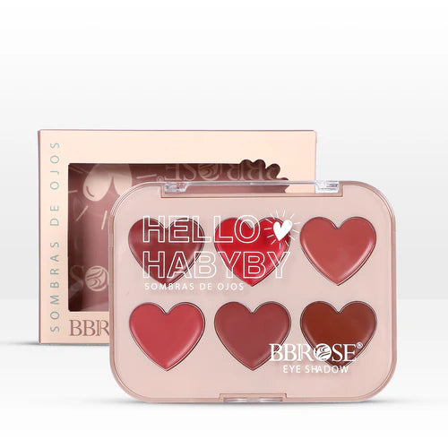 BBROSE Hello Habyby  Cream plush Palette – Heart Collection