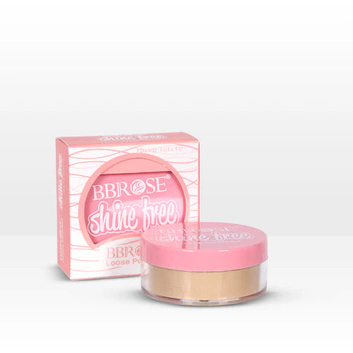 BBROSE Shine Free Loose Powder with glitter – Oil Control Magic