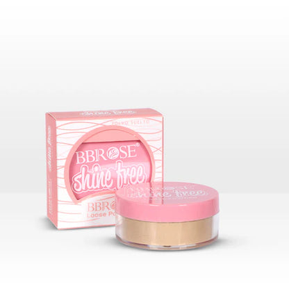 BBROSE Shine Free Loose Powder with glitter – Oil Control Magic