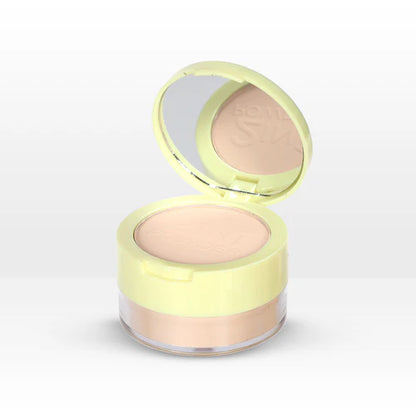 BBROSE 2-in-1 Face & Loose Powder – Dual Finish Control