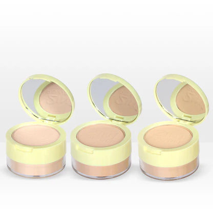 BBROSE 2-in-1 Face & Loose Powder – Dual Finish Control